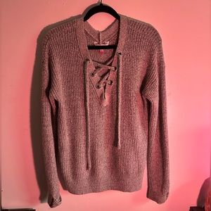 No Boundaries Light Grey Sweater